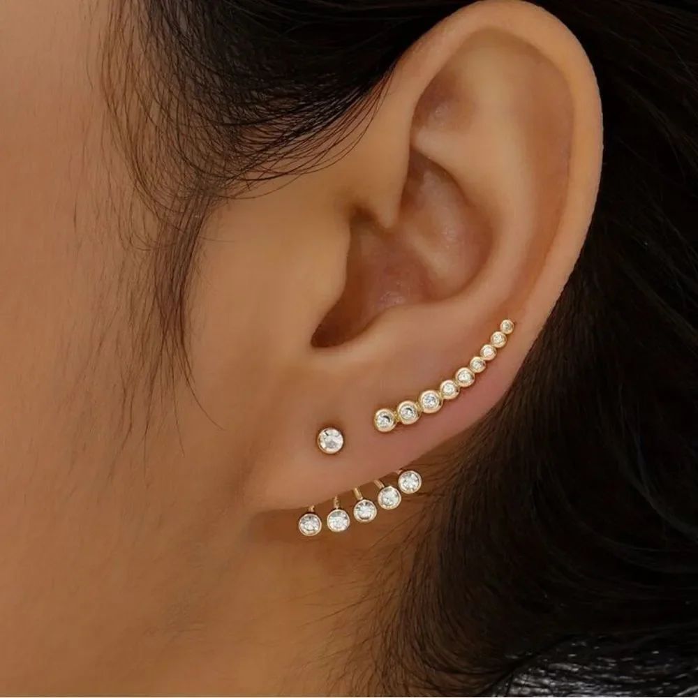 diamond earrings A745